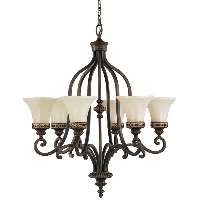 Feiss - Hanglamp aan een ketting DRAWING ROOM 6xE27/60W/230V