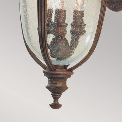Feiss - Applique murale extérieure ENGLISH BRIDLE 3xE14/60W/230V IP44