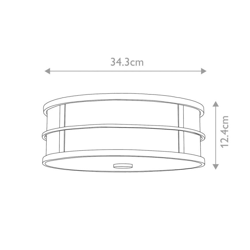 Feiss - Plafondlamp FUSION 3xE27/40W/230V goud