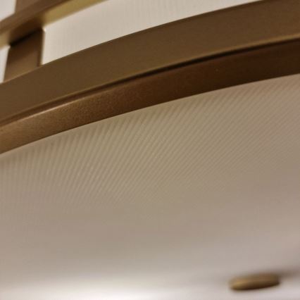 Feiss - Suspension sur tige FUSION 3xE27/40W/230V dorée