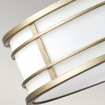 Feiss - Suspension sur tige FUSION 3xE27/40W/230V dorée