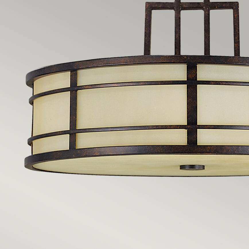 Feiss - Suspension barre FUSION 3xE27/60W/230V