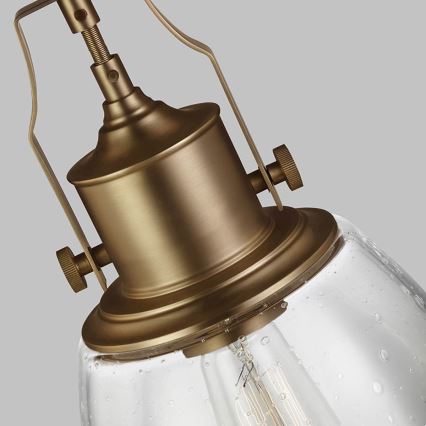 Feiss - Hanglamp met vaste pendel HOBSON 1xE27/60W/230V brons
