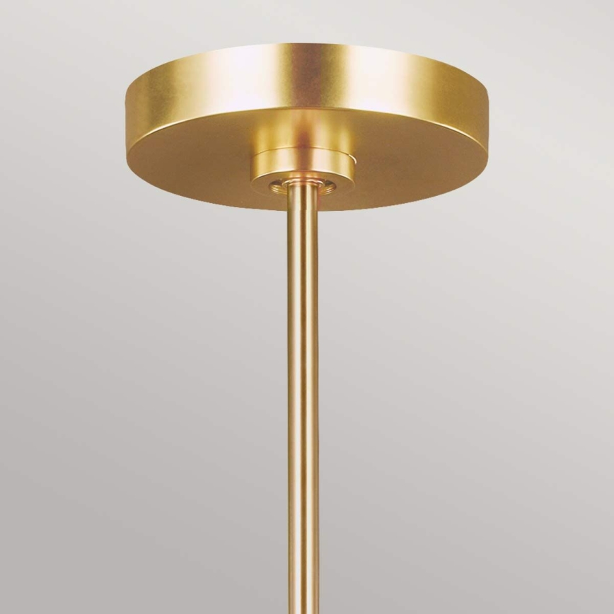 Feiss - LED Hanglamp met vaste pendel JAX 10xG9/3W/230V goud