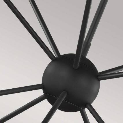 Feiss - Suspension-barre JAX 10xG9/3W/230V noir/doré