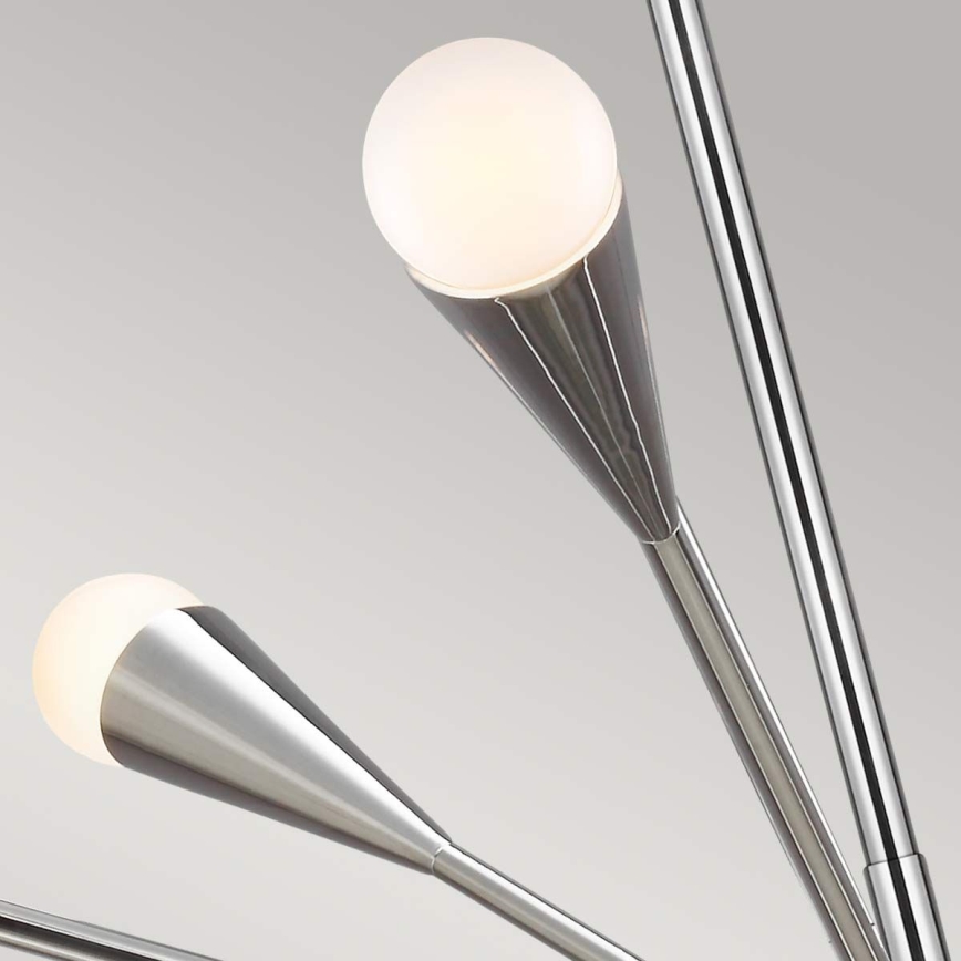 Feiss - LED Hanglamp met vaste pendel JAX 10xG9/3W/230V glanzend chroom