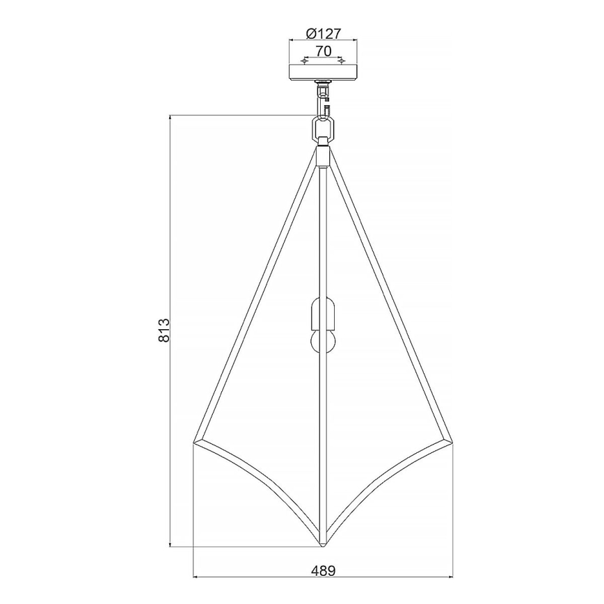 Feiss - Hanglamp aan een ketting NICO 1xE27/60W/230V