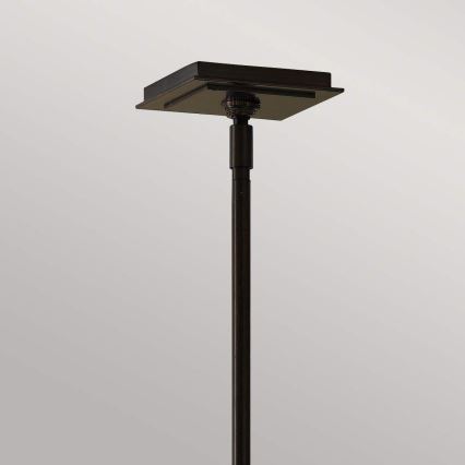 Feiss - Hanglamp met stang REMY 1xE27/60W/230V zwart/goud