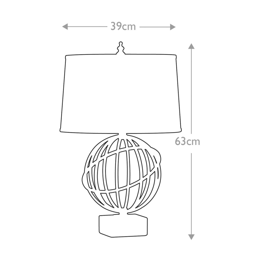 Feiss - Tafellamp SPENCER 1xE27/60W/230V