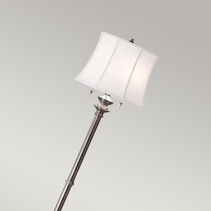 Feiss - Lampadaire STATEROOM 2xE27/60W/230V argent