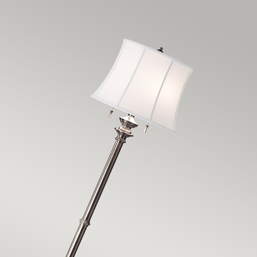Feiss - Lampadaire STATEROOM 2xE27/60W/230V argent