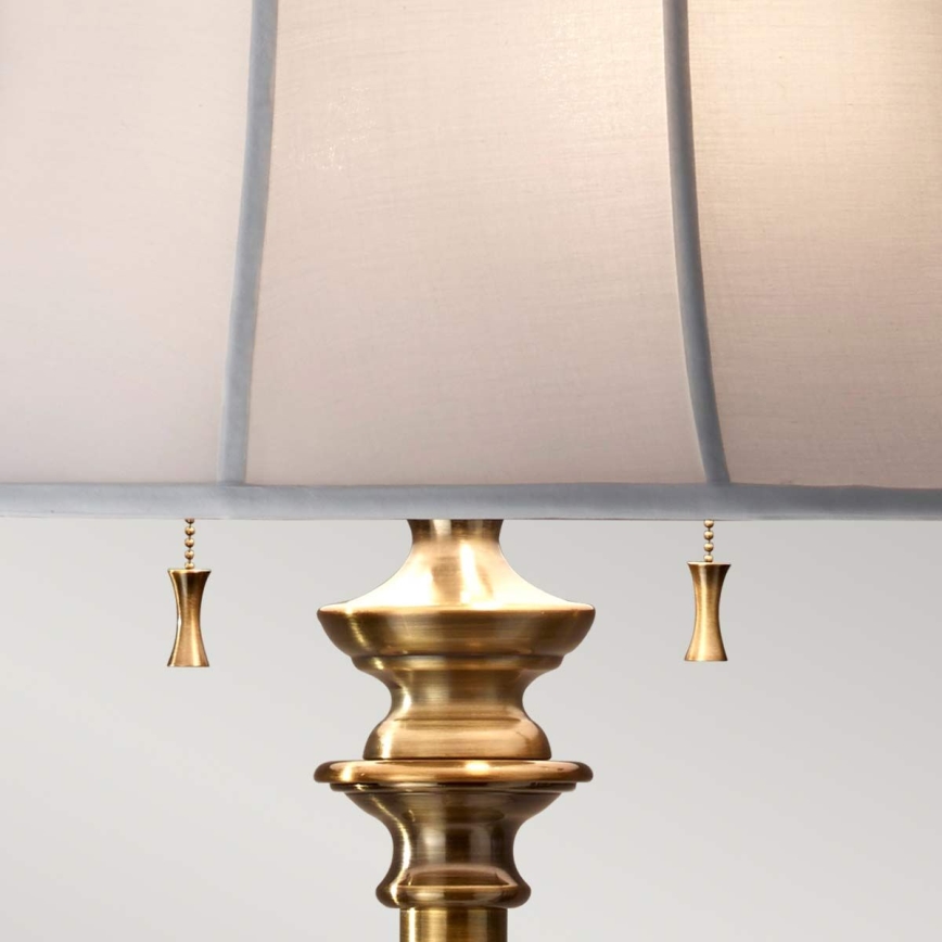 Feiss - Staande Lamp STATEROOM 2xE27/60W/230V messing
