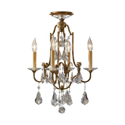 Feiss - Hanglamp aan een ketting VALENTINA 4xE14/60W/230V