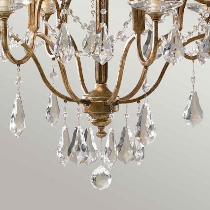 Feiss - Hanglamp aan een ketting VALENTINA 6xE14/60W/230V