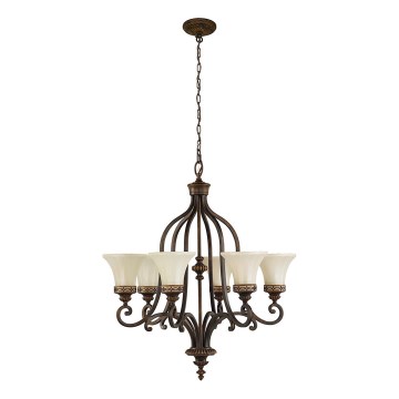 Feiss - Hanglamp aan een ketting DRAWING ROOM 6xE27/60W/230V