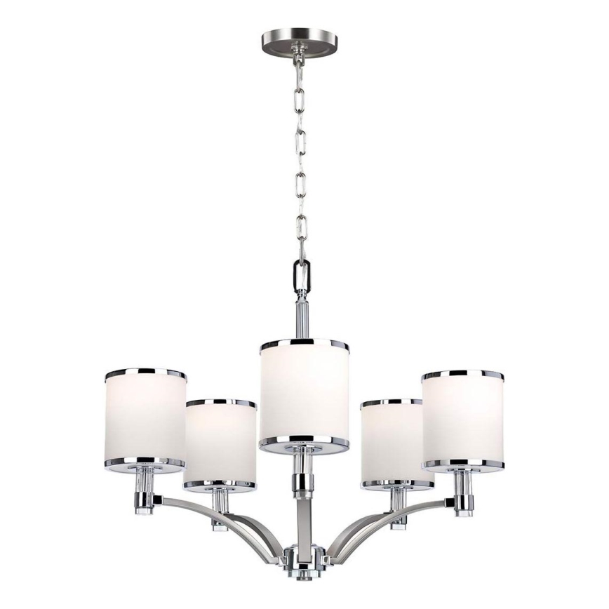 Feiss - Hanglamp aan een ketting PROSPECT PARK 5xE27/60W/230V