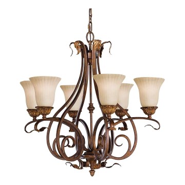 Feiss - Hanglamp aan een ketting SONOMA VALLEY 6xE27/60W/230V