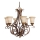 Feiss - Hanglamp aan een ketting SONOMA VALLEY 6xE27/60W/230V