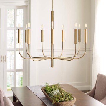 Feiss - Hanglamp met vaste pendel BRIANNA 9xE14/60W/230V