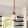 Feiss - Hanglamp met vaste pendel HOBSON 1xE27/60W/230V brons