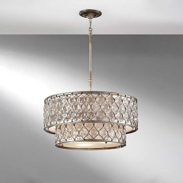 Feiss - Hanglamp met vaste pendel LUCIA 6xE27/60W/230V