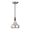 Feiss - Kabelhanglamp BESO 1xE27/60W/230V mat chroom/zwart