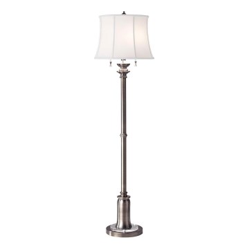 Feiss - Lampadaire STATEROOM 2xE27/60W/230V argent