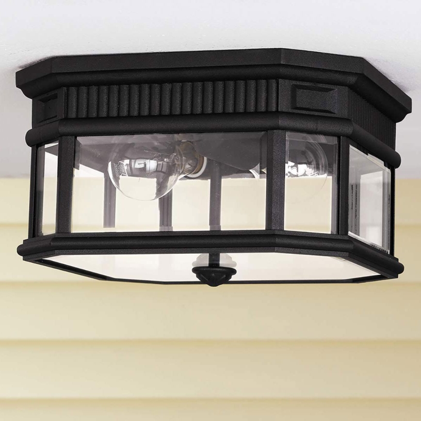 Feiss - Plafondlamp voor buiten COTSWOLD LANE 2xE27/60W/230V IP44