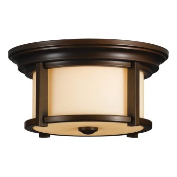 Feiss - Plafondlamp voor buiten MERRIL 2xE27/60W/230V IP44