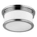 Feiss - Plafonnier de salle de bains PAYNE 2xE27/60W/230V IP44 chrome mat