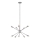 Feiss - Suspension-barre JAX 10xG9/3W/230V chrome brillant