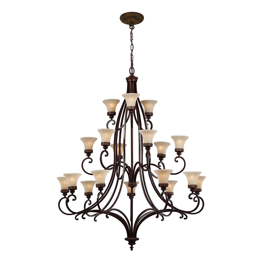Feiss - Suspension chaîne DRAWING ROOM 18xE27/60W/230V