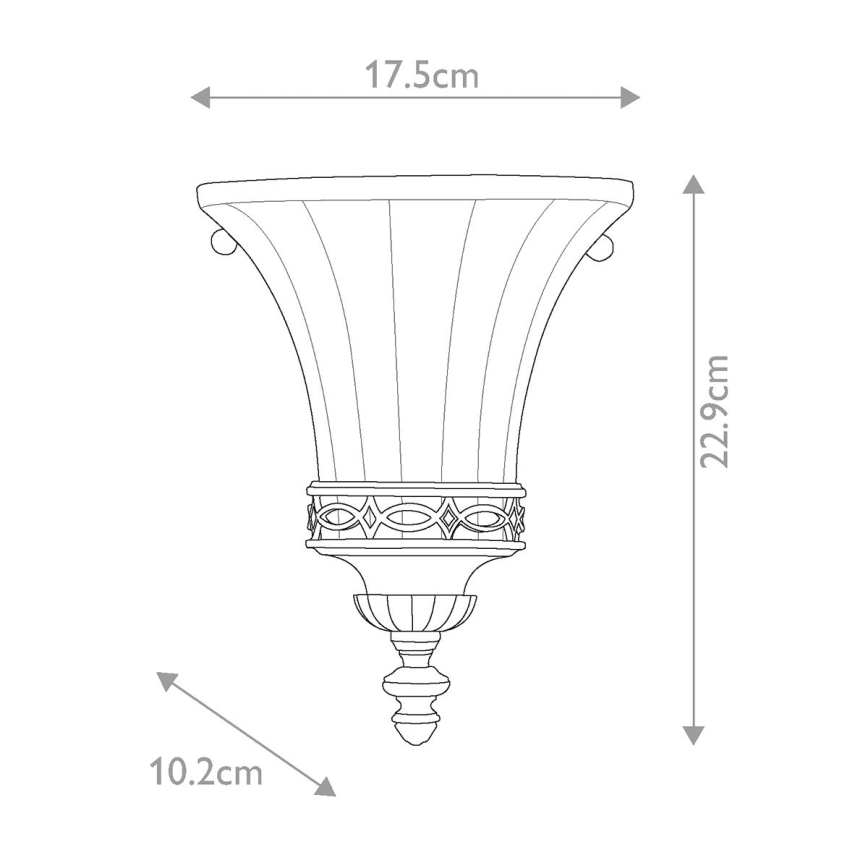 Feiss - Wandlamp DRAWING ROOM 1xE14/60W/230V
