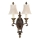 Feiss - Wandlamp DRAWING ROOM 2xE14/60W/230V