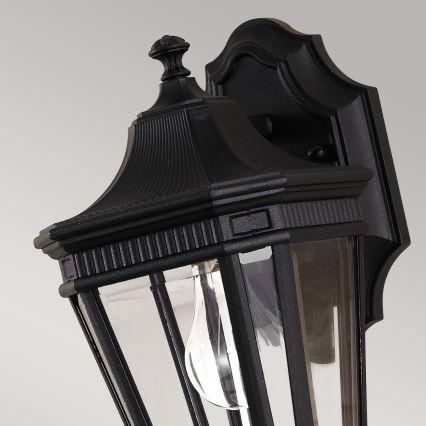 Feiss - Wandlamp voor buiten COTSWOLD LANE 1xE27/100W/230V IP44 zwart