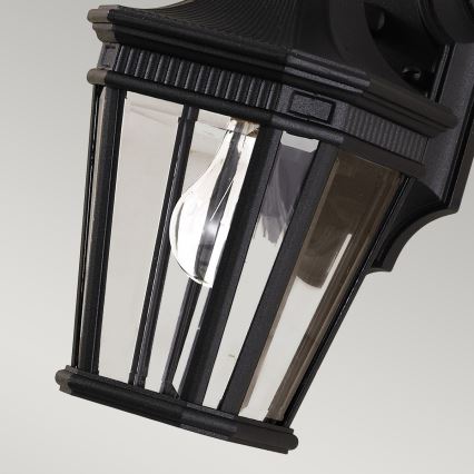 Feiss - Wandlamp voor buiten COTSWOLD LANE 1xE27/100W/230V IP44 zwart