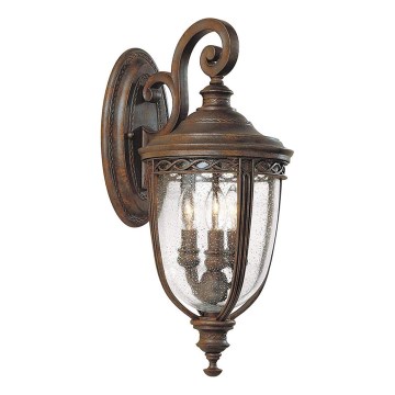 Feiss - Wandlamp voor buiten ENGLISH BRIDLE 3xE14/60W/230V IP44