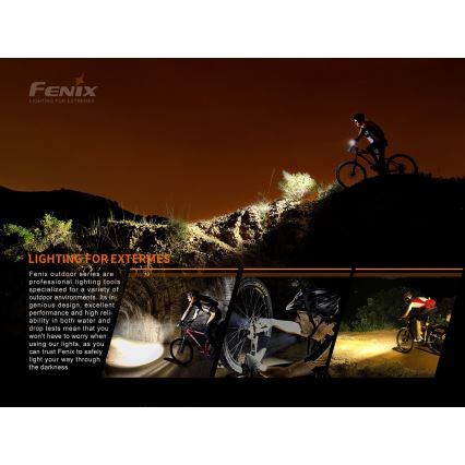 Fenix BC05RV20 - Lampe torche rechargeable vélo LED/USB IP66 15 lm 120 hrs