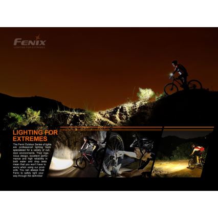 Fenix BC21RV30 - Lampe de vélo rechargeable LED/USB IP68 1200 lm 33 hrs