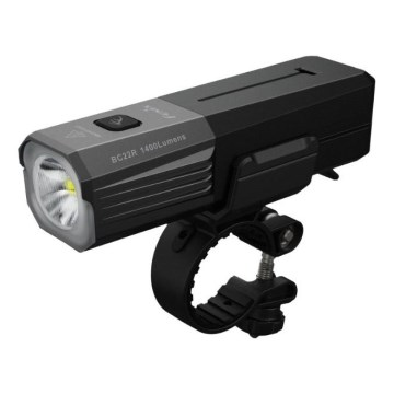 Fenix BC22R - dimbare oplaadbare LED-fietslamp LED/USB 3400 mAh IP66 1400 lm 41 h zwart