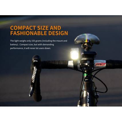 Fenix BC25R - Lampe pour vélo rechargeable LED/USB IP66 600 lm 36 hrs