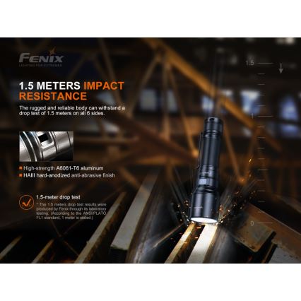 Fenix C7 - Dimbare oplaadbare zaklamp LED/1x21700 IP68 3000 lm 68 uur