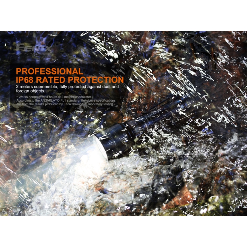 Fenix C7 - Dimbare oplaadbare zaklamp LED/1x21700 IP68 3000 lm 68 uur