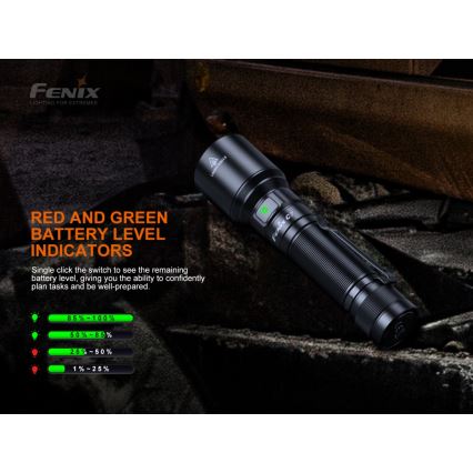 Fenix C7 - LED Dimbaar rechargeable flashlight 1xLED/1x21700 IP68 3000 lm 68 h