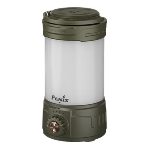 Fenix CL26RPROOLI - Lampe portable rechargeable à intensité variable LED/USB IP66 650 lumens 408 h 5000 mAh verte
