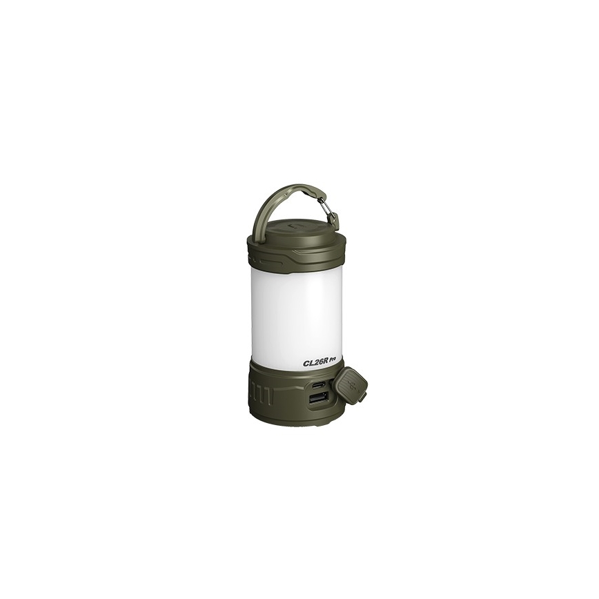 Fenix CL26RPROOLI - LED Dimbaar draagbaar oplaadbaar lamp LED/USB IP66 650 glanzend 408 h 5000 mAh groen