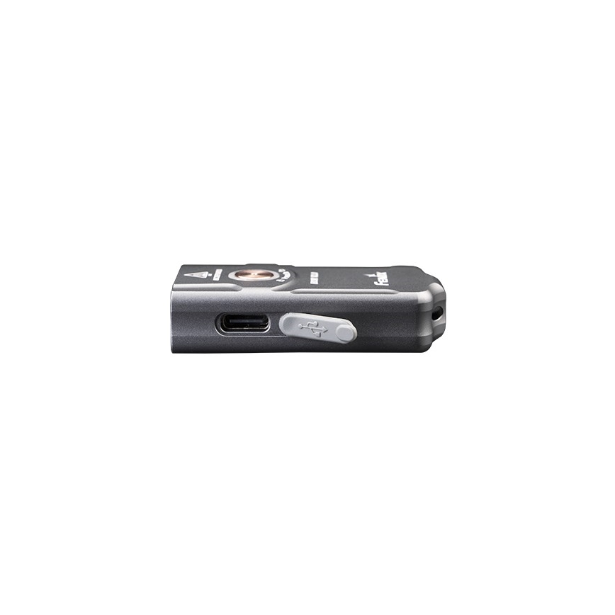 Fenix E03RV20GREY - LED Oplaadbare zaklamp LED/USB IP66 500 glanzend 30 h 400 mAh