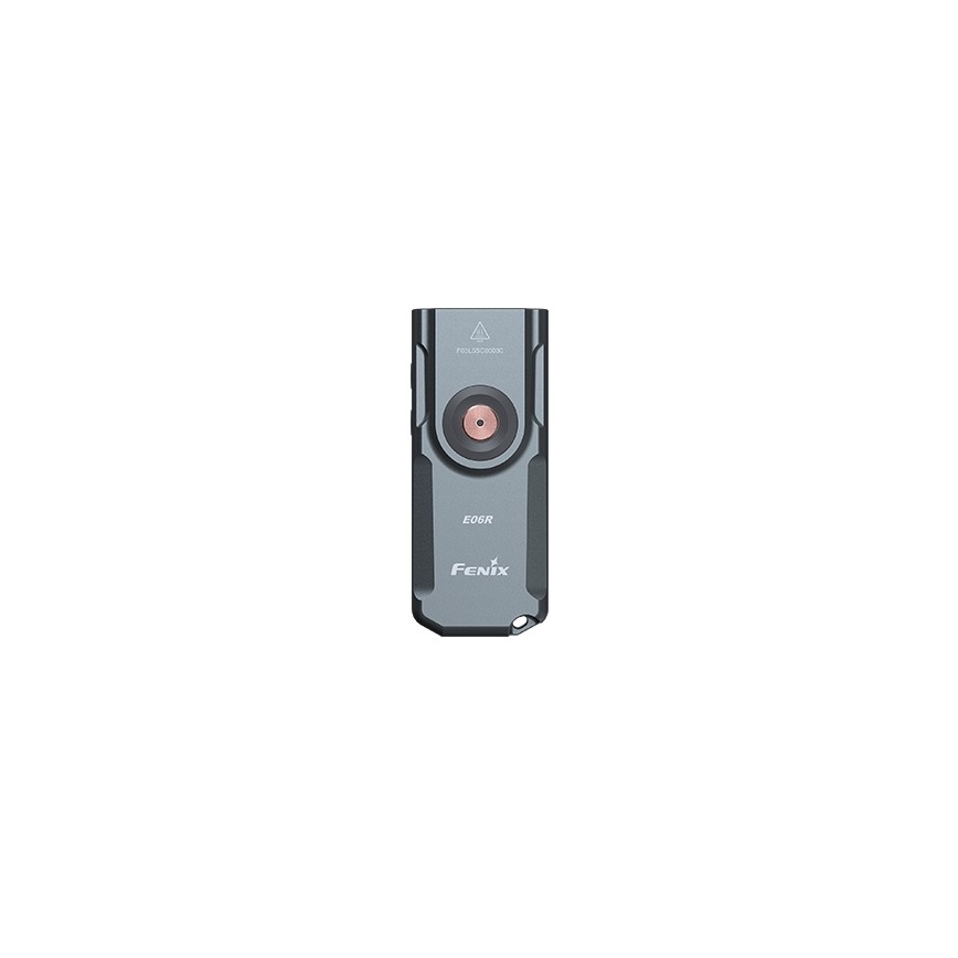 Fenix E06RGRY - LED Dimbaar oplaadbaar zaklamp UV LED/USB IP66 700 glanzend 60 h grijs