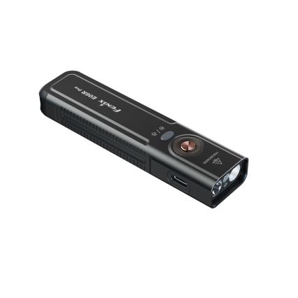 Fenix E06RPROEUBLC- Lampe de poche LED rechargeable à intensité réglable LED/USB 1650 mAh IP66 1600 lm 111 h noire