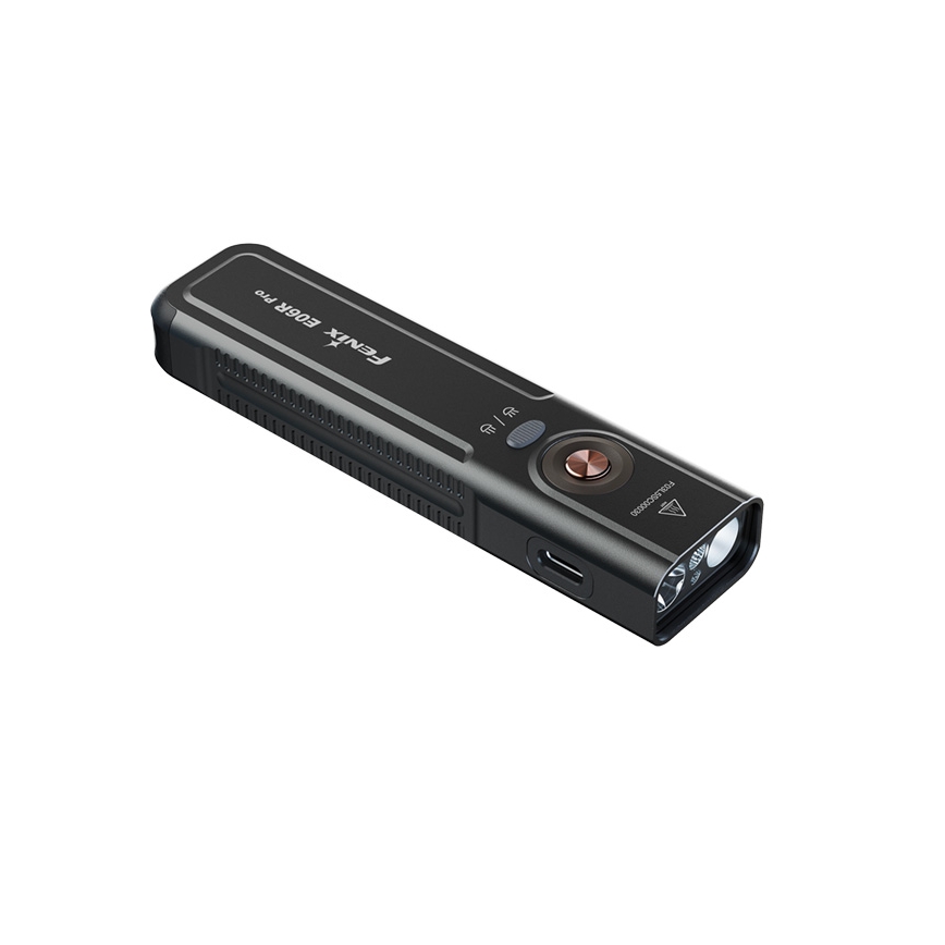 Fenix E06RPROEUBLC- Lampe de poche LED rechargeable à intensité réglable LED/USB 1650 mAh IP66 1600 lm 111 h noire